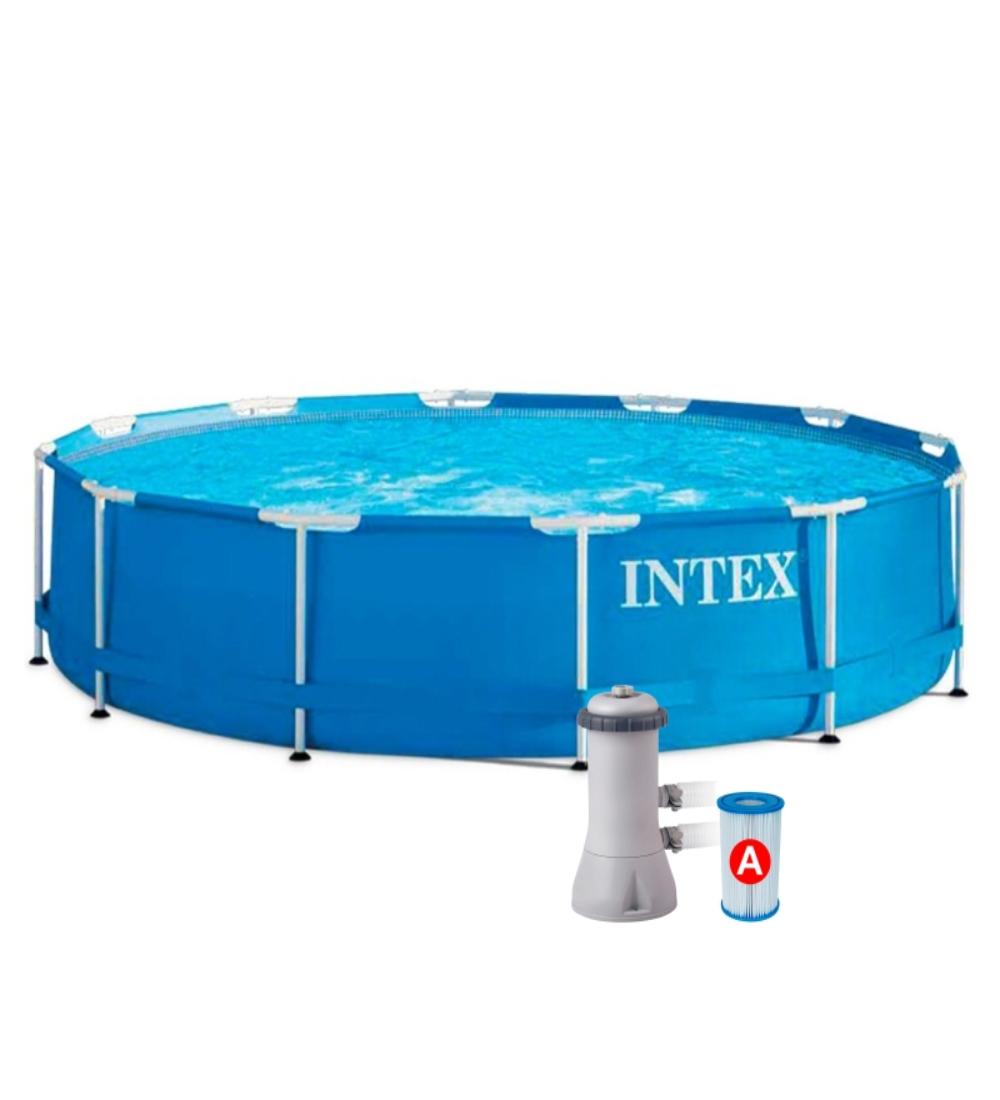 PISCINA CON ESTRUCTURA INTEX 6.503 LITROS